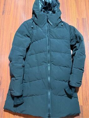 Canada Goose Black Hooded Down Parka